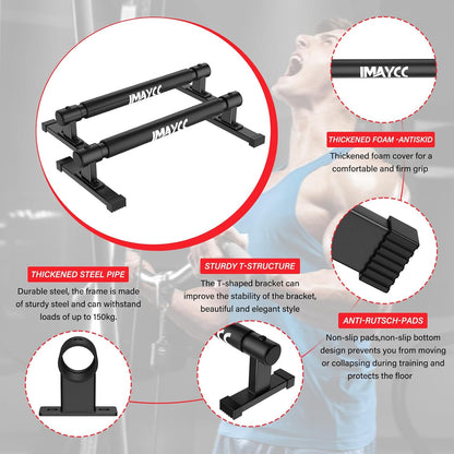 Soporte Para Flexiones Push up Calistenia Con Muñequeras Gym,Barras Paralelas Calistenia,Push up Bar Dip Station Stand Para Fitness Muscular Gimnasia Calistenia Entrenamiento De Fuerza