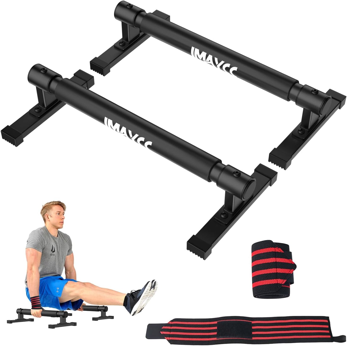 Soporte Para Flexiones Push up Calistenia Con Muñequeras Gym,Barras Paralelas Calistenia,Push up Bar Dip Station Stand Para Fitness Muscular Gimnasia Calistenia Entrenamiento De Fuerza