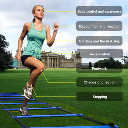 Obstáculos De Entrenamiento De Velocidad Ajustables, Equipo De Entrenamiento De Velocidad Con Escalera De Agilidad, Entrenamiento Pliométrico De Fitness Y Velocidad, Obstáculos Para Fútbol,