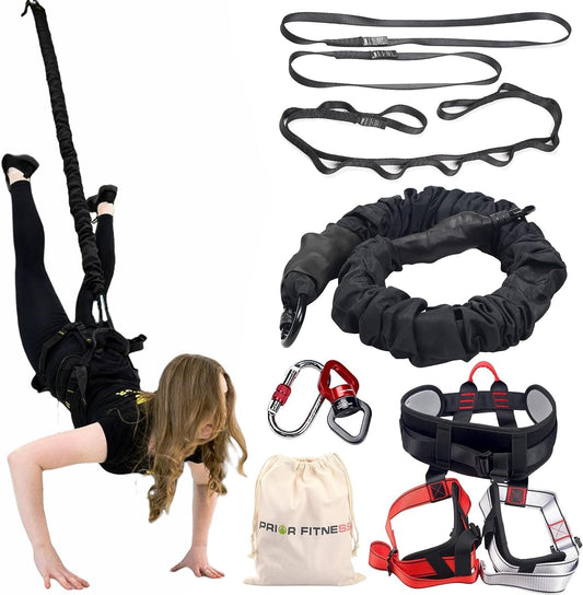 Conjunto De Equipos De Fitness Bungee, Banda De Resistencia Flexible, Cuerda De Baile Contra La Gravedad Para Bailar, Hogar, Gimnasio, Mejora La Agilidad, La Velocidad Y El Equilibrio