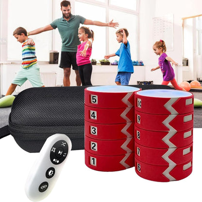 Dispositivo De Entrenamiento De Velocidad De Reacción Ágil, Luz De Entrenamiento De Reacción Ágil Para Entrenadores Y Gimnasios, 4 Modos Y 4 Colores De Luz,Para Entrenamiento Físico,10Pcs