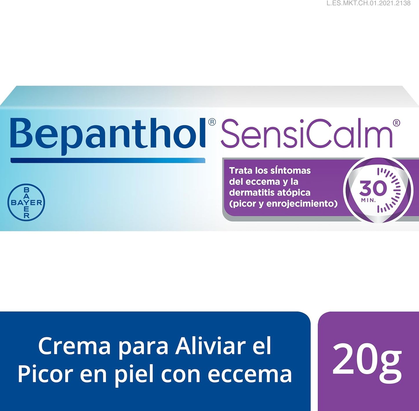 Bepanthol Derma Sensicalm Para Aliviar El Picor Y Enrojecimiento De Las Irritaciones Cutáneas En Solo 30 Minutos, Sin Cortisona, 20 G