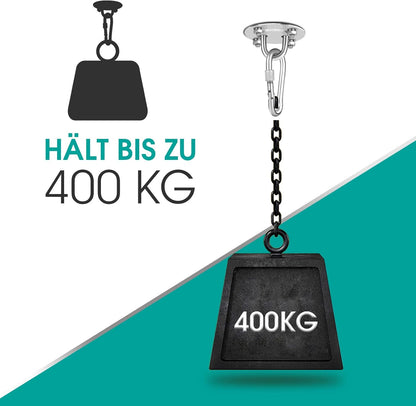 Gancho De Techo, Soporte De Techo Para Saco De Boxeo De Acero Inoxidable De Hasta 400 Kg, Gancho De Techo Resistente Para Hamaca Para Silla Colgante, Saco De Boxeo, Entrenador De Cabestrillo