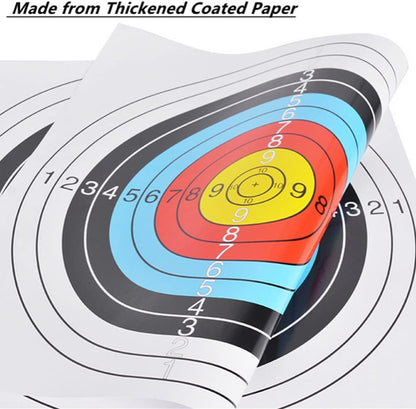 Diana De Tiro Con Arco,30 Piezas De Tiro Con Arco De Objetivo,Adultos Unisex Objetivo De Práctica De Objetivo Para Tiro Con Arco De Deporte Al Aire Libre, Arco Y Tiro De Dardo,40 X 40 Cm