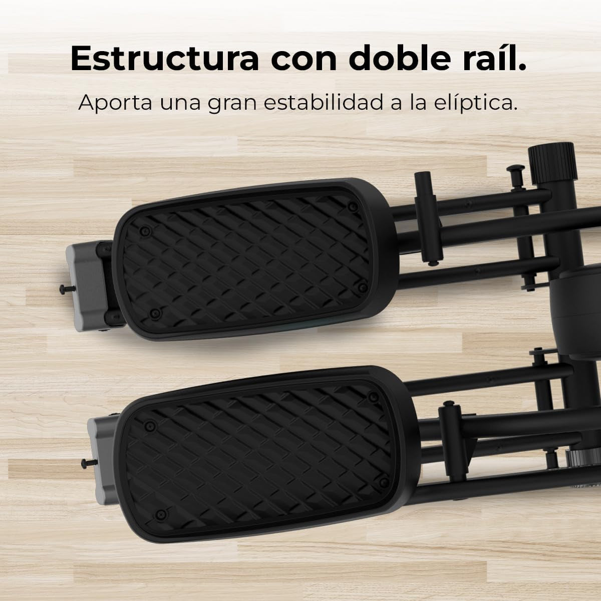 Cecotec Bicicleta Elíptica Drumfit Elliptical Eir Pro. Resistencia Magnética Regulable Con Motor, Volante Inercia 8-10 Kg, Monitor LCD, Soporte Dispositivos, Ruedas Transporte, Botella Y Portabotellas