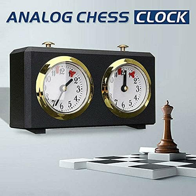 Reloj De Ajedrez Analógico, Temporizador De Ajedrez Profesional, Relojes Mecánicos De Ajedrez, Reloj De Ajedrez Cuenta Atrás Para Juegos De Mesa