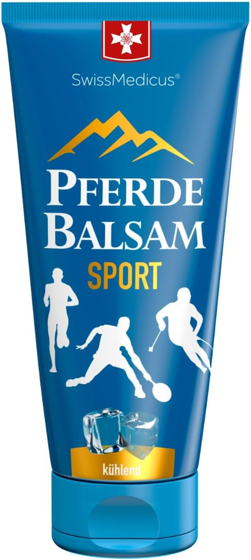 Swissmedicus Pferdebalsam Sport Fyzio Cooling Gel - Regeneración Eficaz Después Del Deporte Activo - Contiene Un Complejo De Magnesio Para Reducir El Riesgo De Posibles Calambres Musculares - 200 Ml