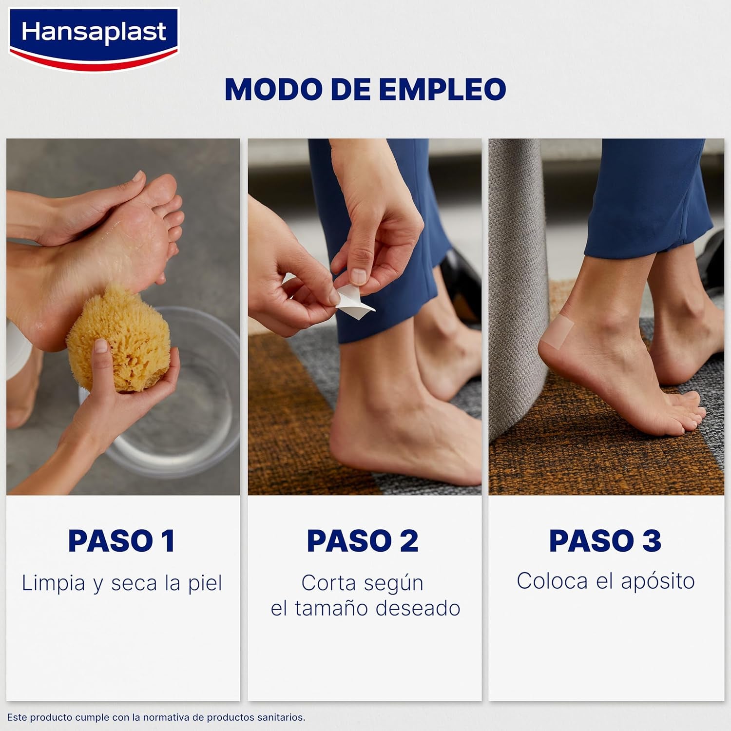 Hansaplast Protector De Rozaduras, Apósitos Adhesivos Para Un Alivio Inmediato Del Dolor, Apósitos Transparentes anti Rozaduras Y anti Ampollas, 1 X 2 Unidades