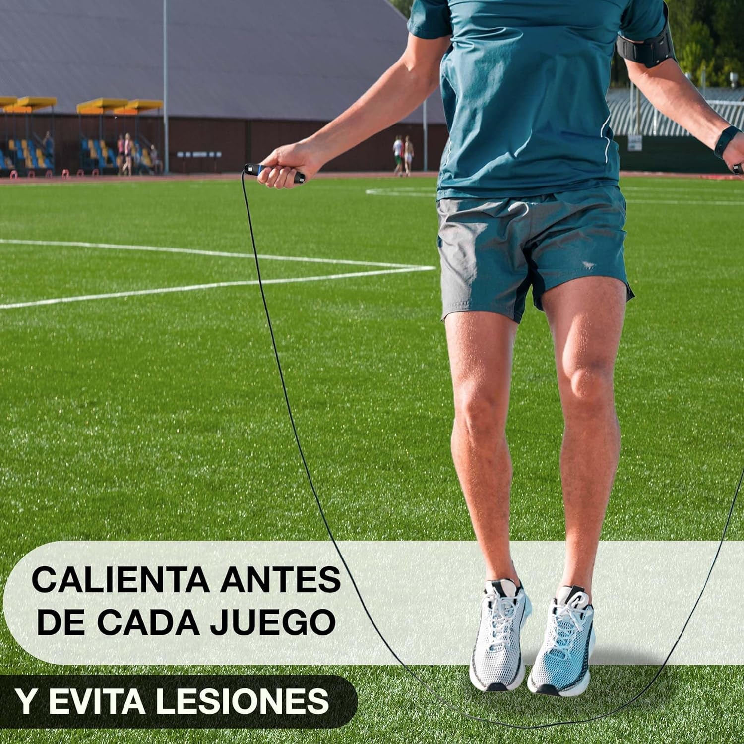 ®️ Set Entrenamiento Futbol Escalera De Agilidad + 20 Conos Entrenamiento + Comba De Saltar + Guia De Ejercicios + Bolsa De Almacenamiento | Kit Entrenamiento Futbol Niños Y Adultos