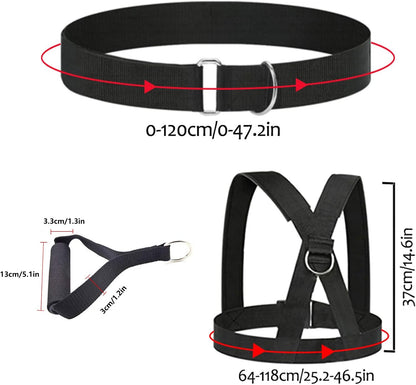 Juego De Cables De Resistencia  Fit Solo O Partner, Ideal Para Tenis, Fútbol, Baloncesto, Movimiento, Sprint, Entrenamiento De Sobrevelocidad