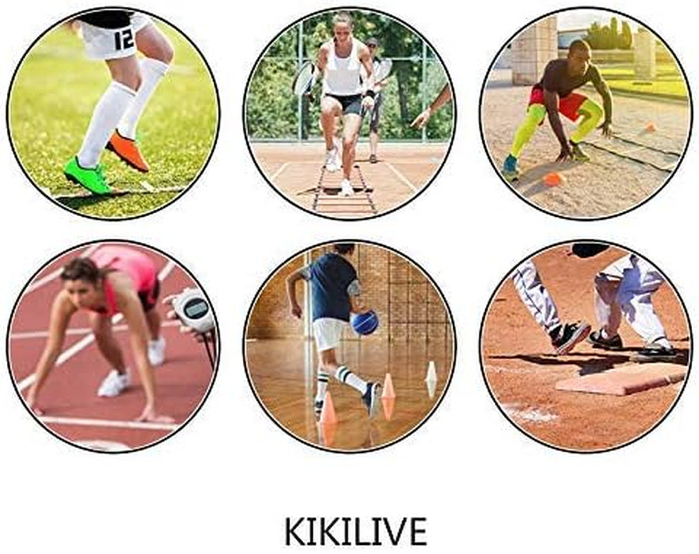 Kit Entrenamiento Futbol Niños Velocidad Y Agilidad De Fútbol Escalera De Agilidad Y Cono,Paracaídas Para Correr Con Resistencia,Cono Deportivo,Clavos Metálicos Y Bolsa De