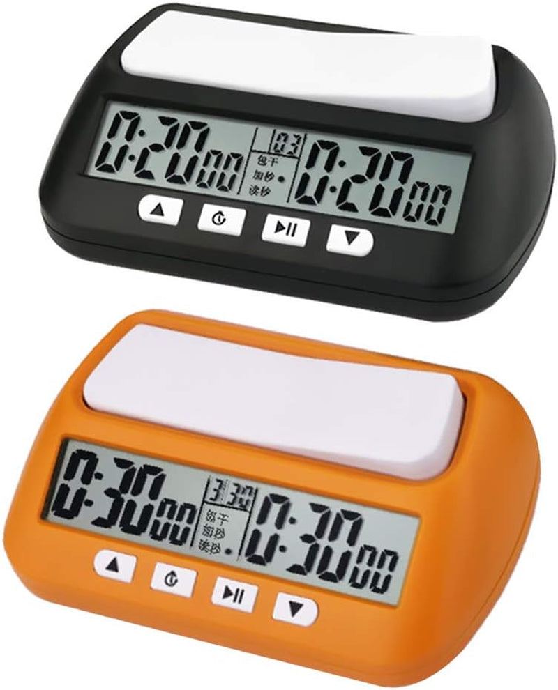 Relojes De Ajedrez Digital Profesional Portátil Tablero De Ajedrez Competición Cuenta Atrás Juegos De Ajedrez Electrónico Alarma Parada Temporizador