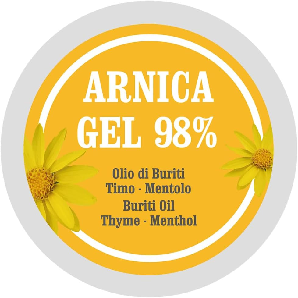 Dulàc - Árnica Gel 500 Ml Efecto Frio Para Contusiones E Hinchazones, Crema De Árnica 98% No Grasa, Fórmula Natural, Acción Intensa Ideal Para Masaje Deportivo, Muscular Y Articular