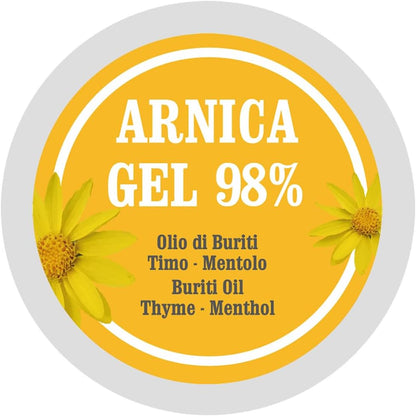 Dulàc - Árnica Gel 500 Ml Efecto Frio Para Contusiones E Hinchazones, Crema De Árnica 98% No Grasa, Fórmula Natural, Acción Intensa Ideal Para Masaje Deportivo, Muscular Y Articular