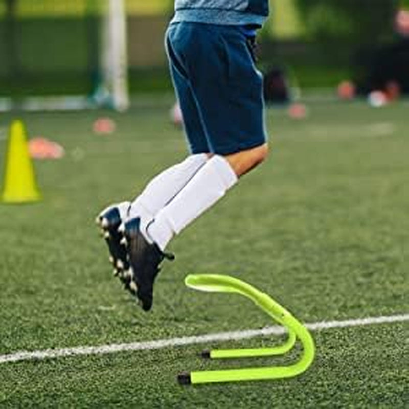 Juego De 6 Vallas De Altura Ajustable Para Entrenamiento De Velocidad/Agilidad - Juego De Vallas De Fútbol - Juego De Vallas De Entrenamiento Deportivo