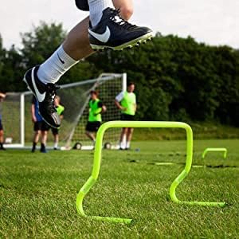 Juego De 6 Vallas De Altura Ajustable Para Entrenamiento De Velocidad/Agilidad - Juego De Vallas De Fútbol - Juego De Vallas De Entrenamiento Deportivo