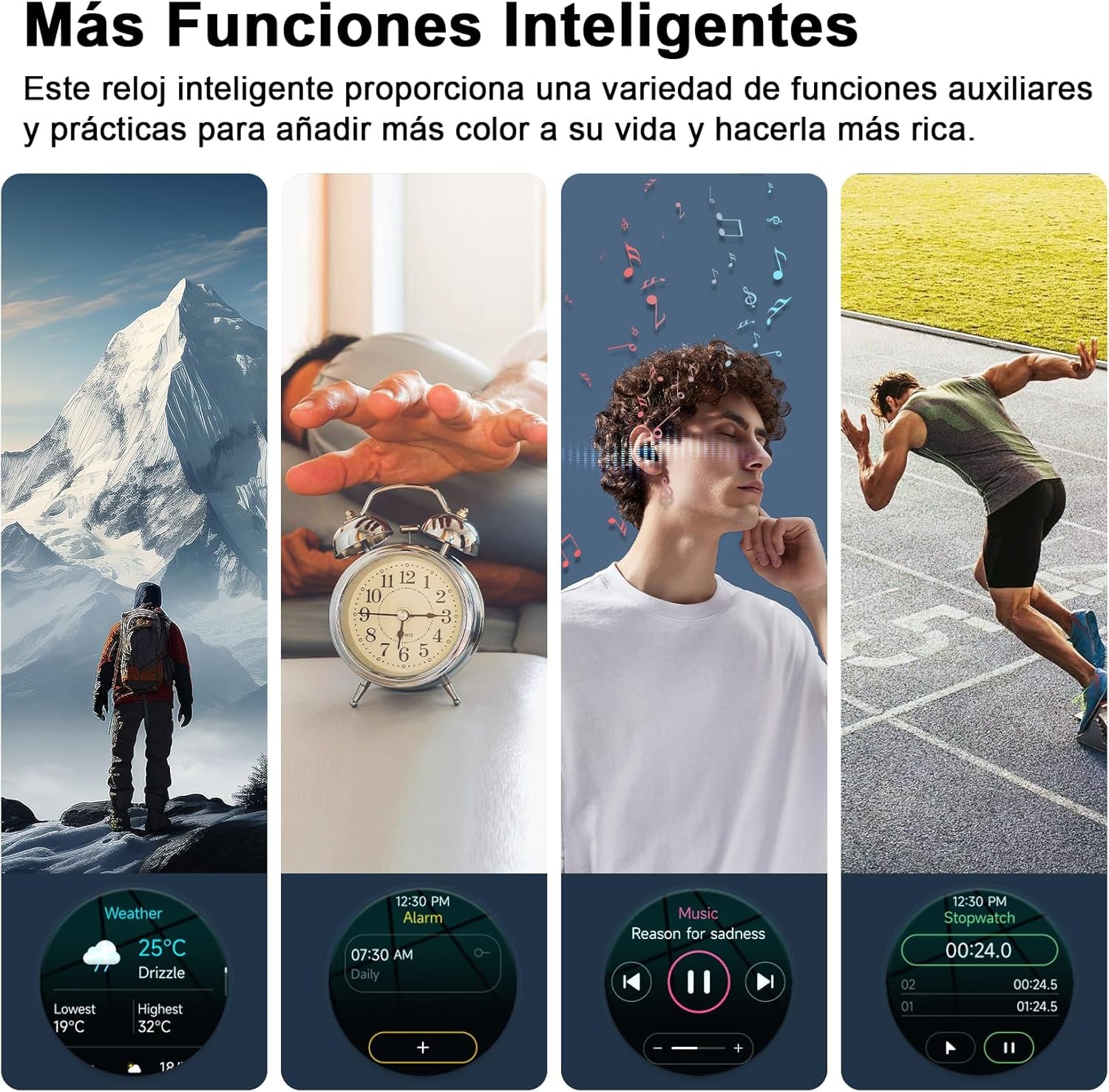 Blackview Reloj Inteligente Hombre - Llamadas Bluetooth, 1,39" Smartwatch Con Pulsómetro/Oxímetro (Spo2)/Monitor De Sueño/Podómetro, 100 Modos Deportivos Pulsera Actividad Para Android Ios (2 Correas)