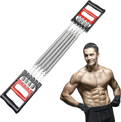 DBREAKS Extensores De Pecho Para Fitness, Músculo Extensor Ajustable, Ejercitador Tensores Musculacion, Extensor Para Musculació, Con 5 Bandas Removibles De Resistencia, Para Entrenamiento Y Físico