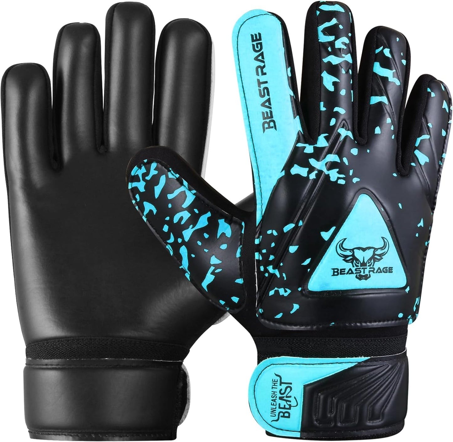 BEAST RAGE Guantes De Portero De Fútbol Para Niños,Guantes De Portero De Fútbol Para Niños Con,Guantes De Fútbol Para Niños.