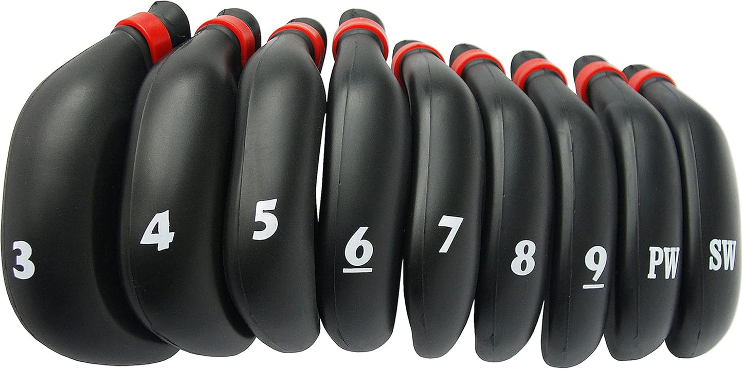 - Protectores Para Palos De Golf De Hierro, Negro