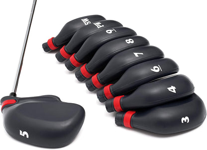 - Protectores Para Palos De Golf De Hierro, Negro