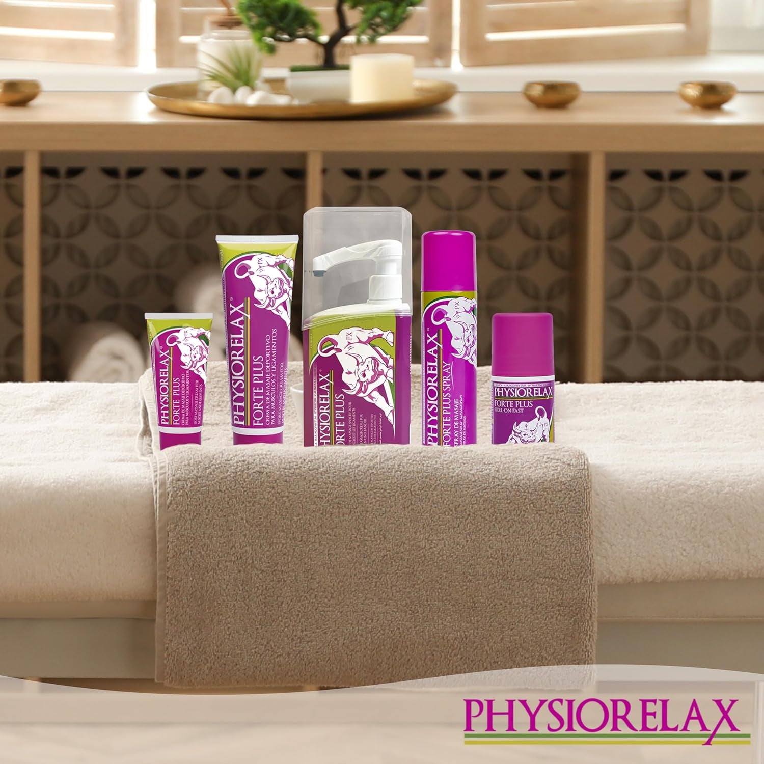 Physiorelax - Forte Plus, Crema De Masaje, Preparación Y Recuperación De Músculos Y Ligamentos, Antes Y Después Del Ejercicio, Uso Personal Y Profesional, Con Árnica E Ingredientes Naturales - 75 Ml