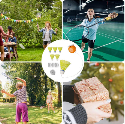 Entrenadores De Rebote De Bádminton, Dispositivo De Entrenamiento De Bádminton Ajustable En Interiores, Herramientas De Aprendizaje De Bádminton Para Jardín, Patios De Juegos, Canchas De