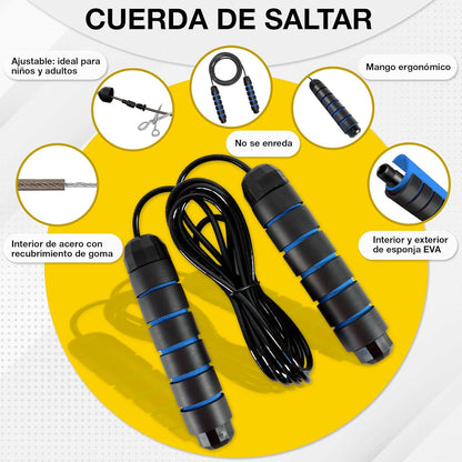 ®️ Set Entrenamiento Futbol Escalera De Agilidad + 20 Conos Entrenamiento + Comba De Saltar + Guia De Ejercicios + Bolsa De Almacenamiento | Kit Entrenamiento Futbol Niños Y Adultos