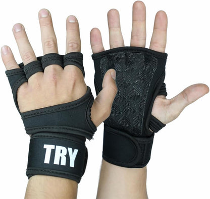 . Guantes De Crossfit Y Gimnasio De Alta Resistencia Con Muñequeras Integradas – Ideal Para Entrenamiento De Pesas Y Calistenia, Duraderos Y Confortables Para Gym. Guantes Gimnasio Hombre