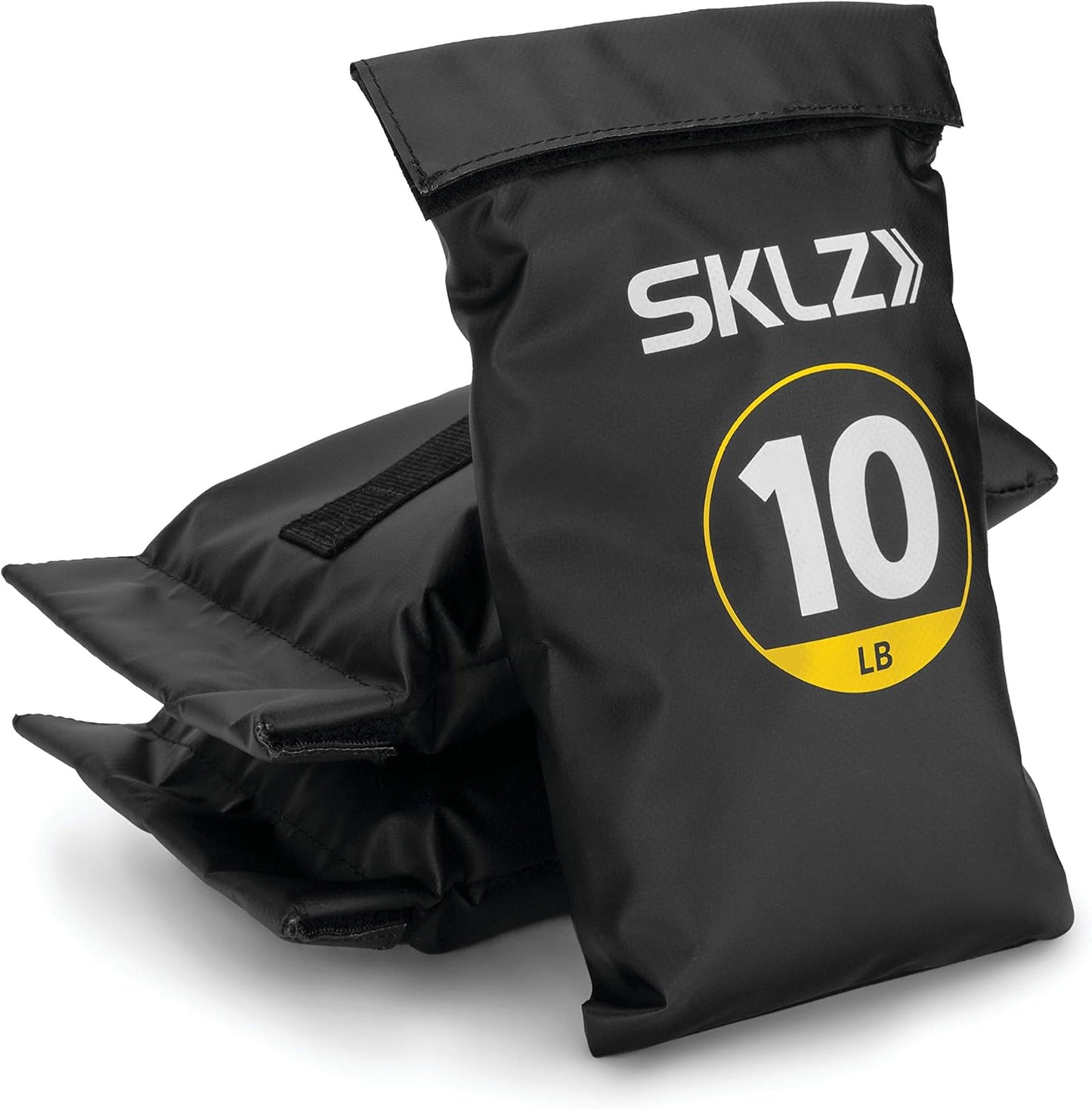 SKLZ Saco De Velocidad, Entrenamiento De Trineo De Resistencia De Peso Variable, Equipo De Entrenamiento De Fuerza, Correa Ajustable Y Cinturón De Cintura, Negro, 4,54-13,6 Kg