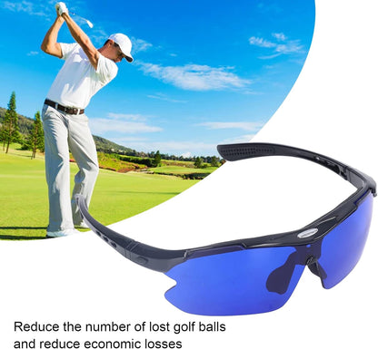 Buyweek Gafas De Buscador De Pelotas De Golf, Buscador De Pelotas De Golf De Alta Definición Gafas De Buscador De Pelotas De Golf Con Lentes Azules Para Hombres O Mujeres