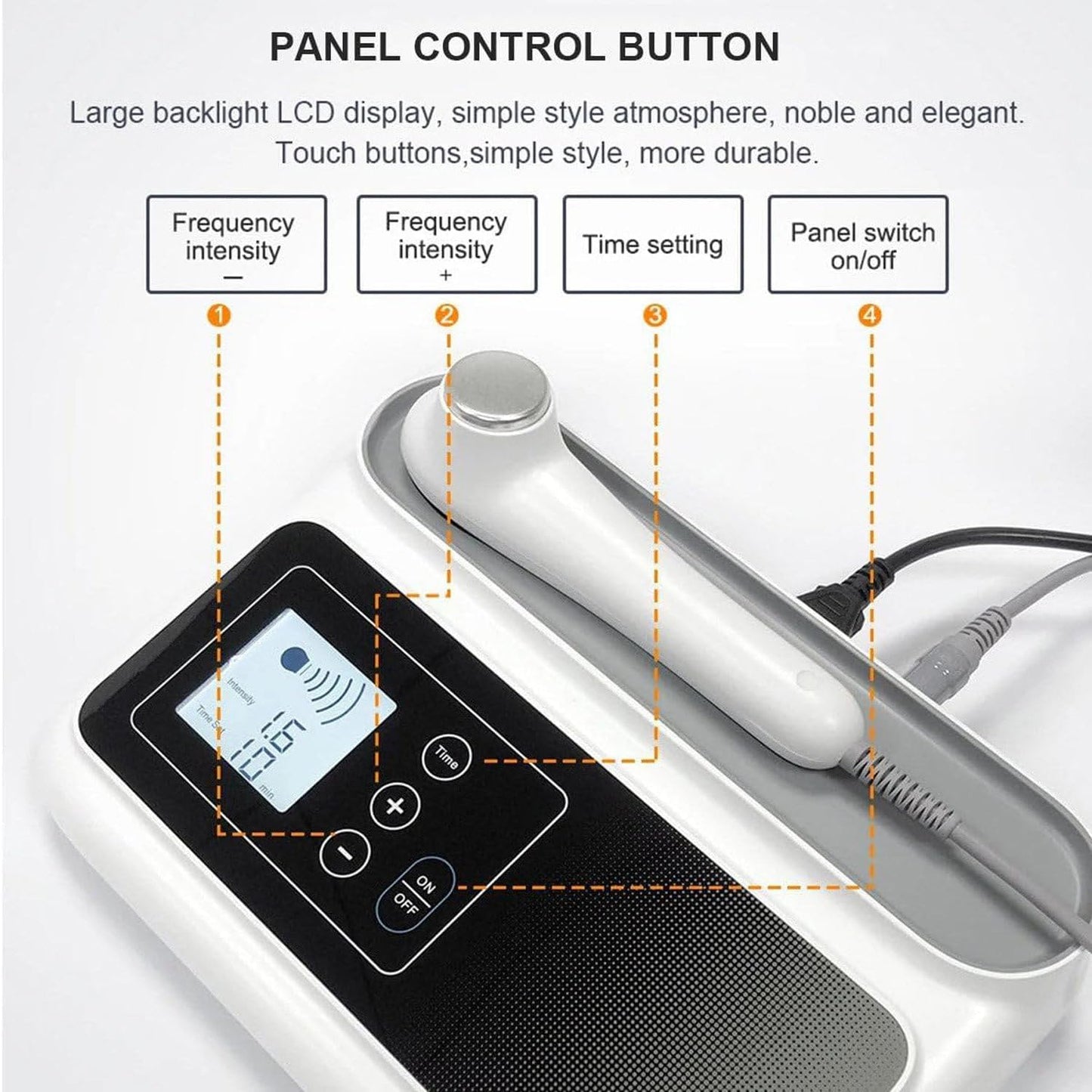 Máquina Ultrasónica Para Aliviar El Dolor, Equipo De Fisioterapia Por Ultrasonidos, Control Táctil De Intensidad De 5 Velocidades, Para Rodillas, Hombros, Zona Lumbar, Brazos Y Cuello