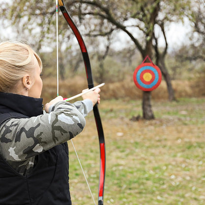 VEVOR Objetivo De Tiro Con Arco Diámetro De 20" Objetivo De Paja Tradicional Hecho a Mano Portátil, Espesor De 4", 5 Capas Accesorio Para Entrenamiento De Tiro Con Arco Al Aire Libre, Arcos, Ballestas