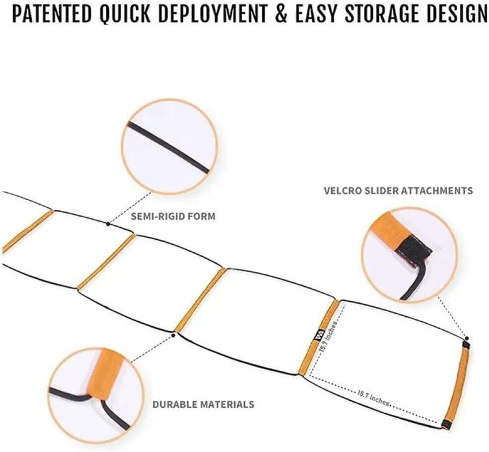 Escalera De Coordinación, Escalera De Agilidad Para Jóvenes, Escalera De Entrenamiento De Fútbol, ​​Escalera Deportiva, Entrenamiento De Coordinación Para Entrenamiento De Fútbol